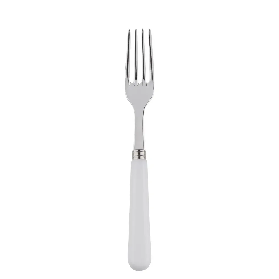 Basic White Dinner Fork 8.5"