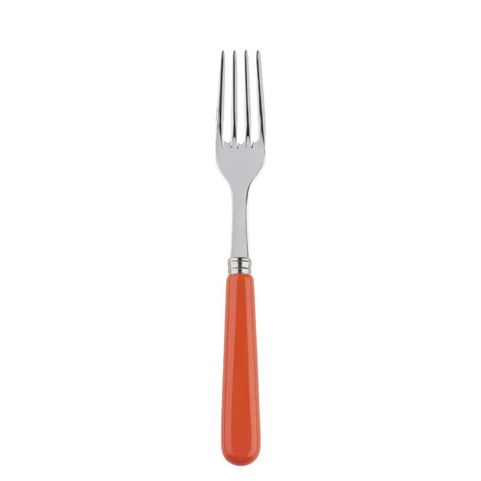 Basic Orange Dinner Fork 8.5"