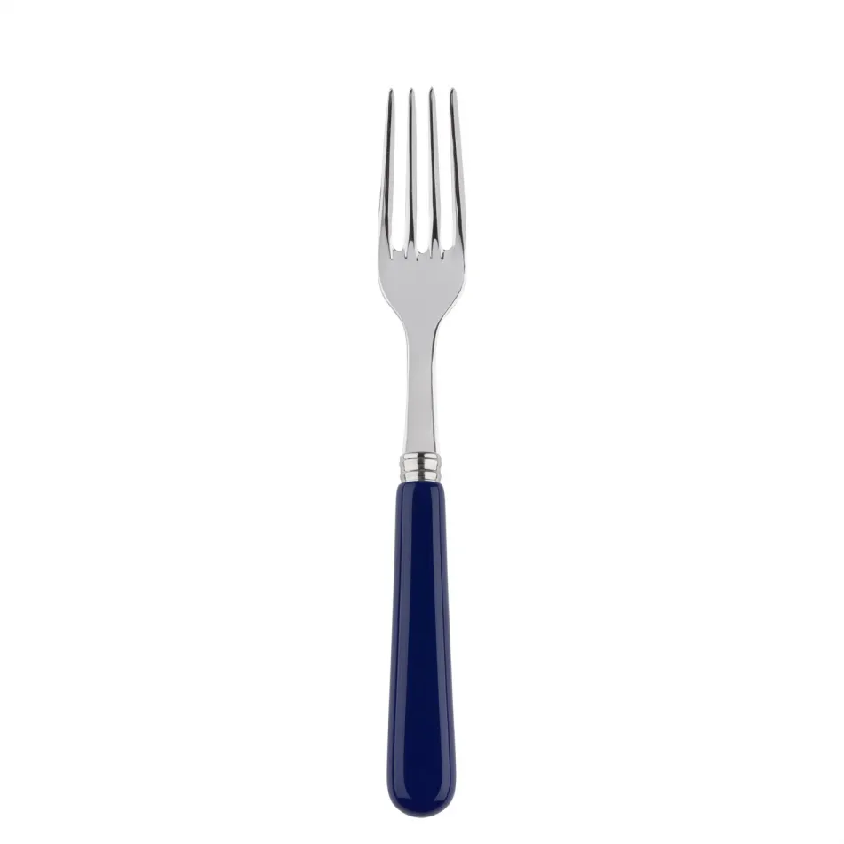 Basic Navy Blue Dinner Fork 8.5"