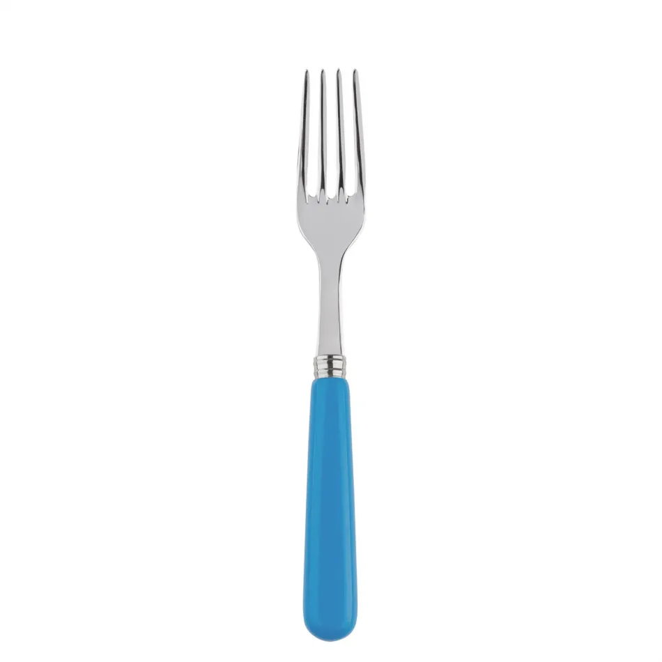 Basic Cerulean Blue Dinner Fork 8.5"