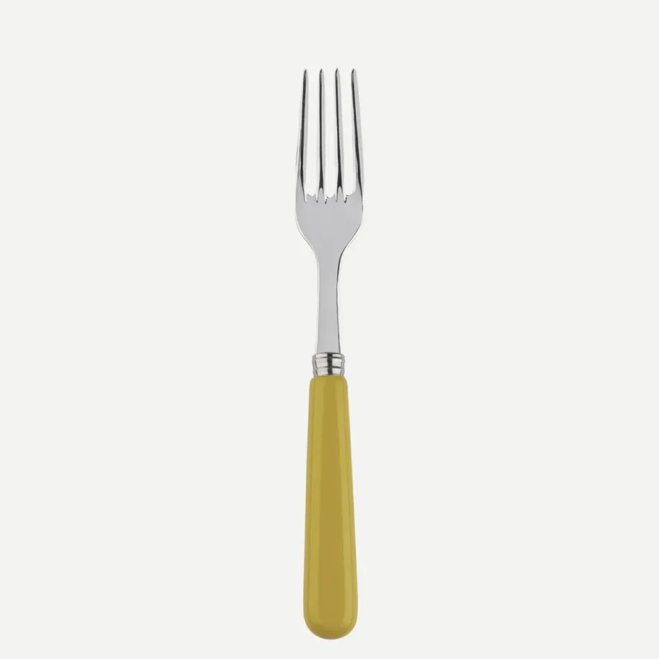 Basic Yellow Corn Dinner Fork 8.5"