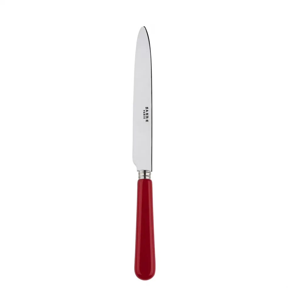 Basic Burgundy Dinner Knife 9.25"