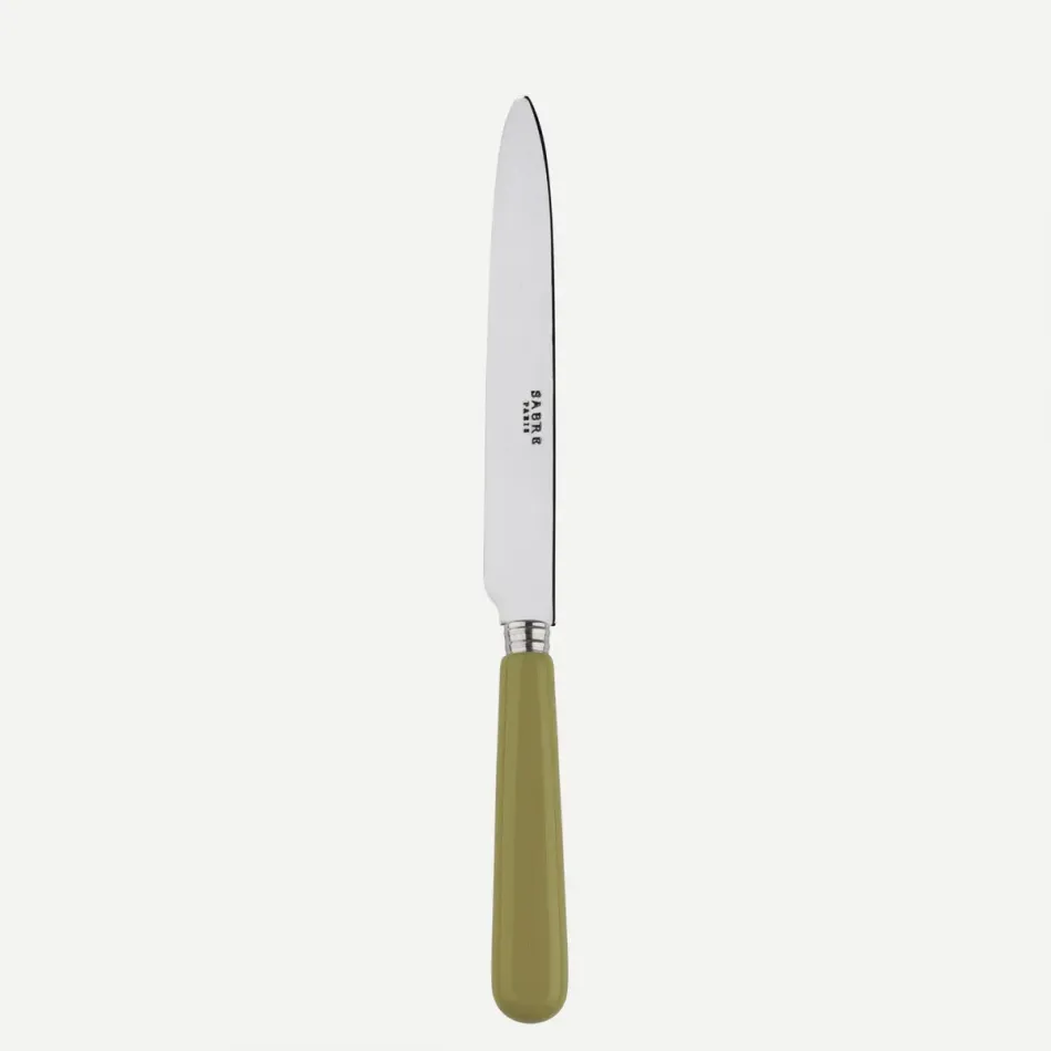 Basic Sage Green Dinner Knife 9.25"