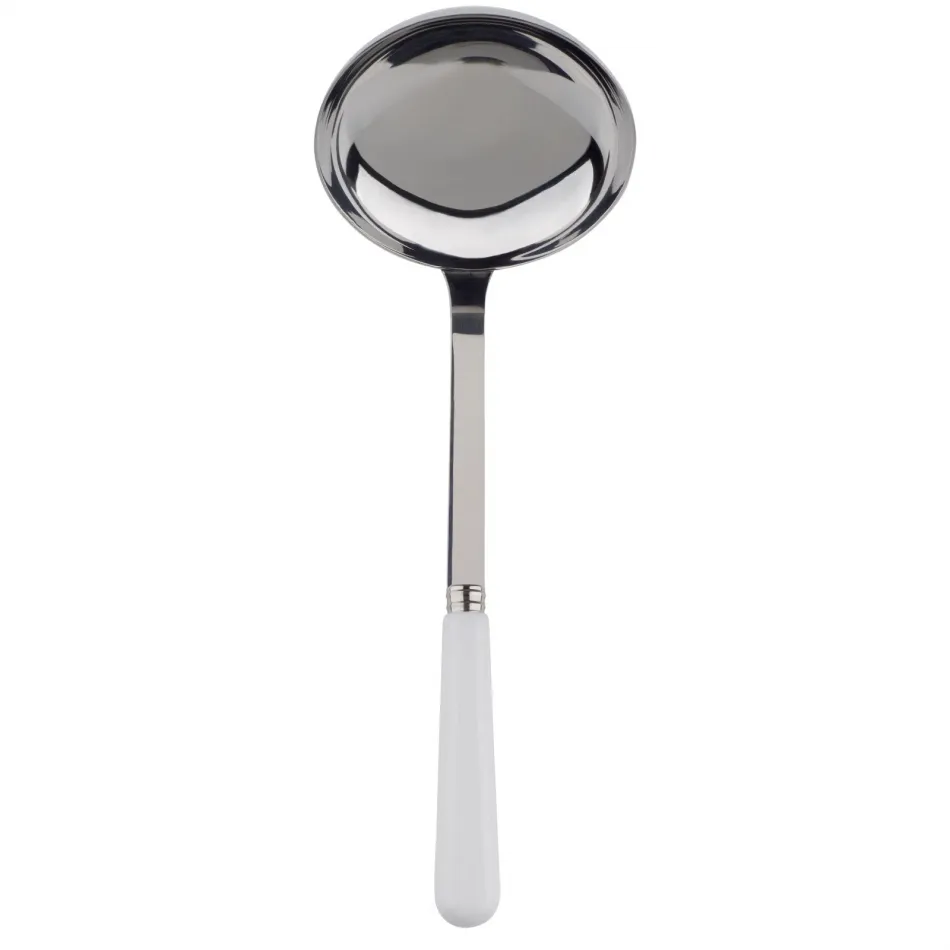 Basic White Ladle 10.5"