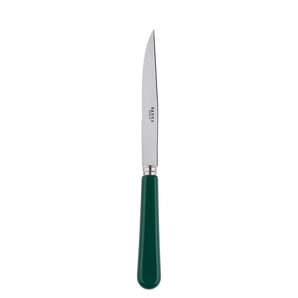 Basic Green Steak Knife 9"