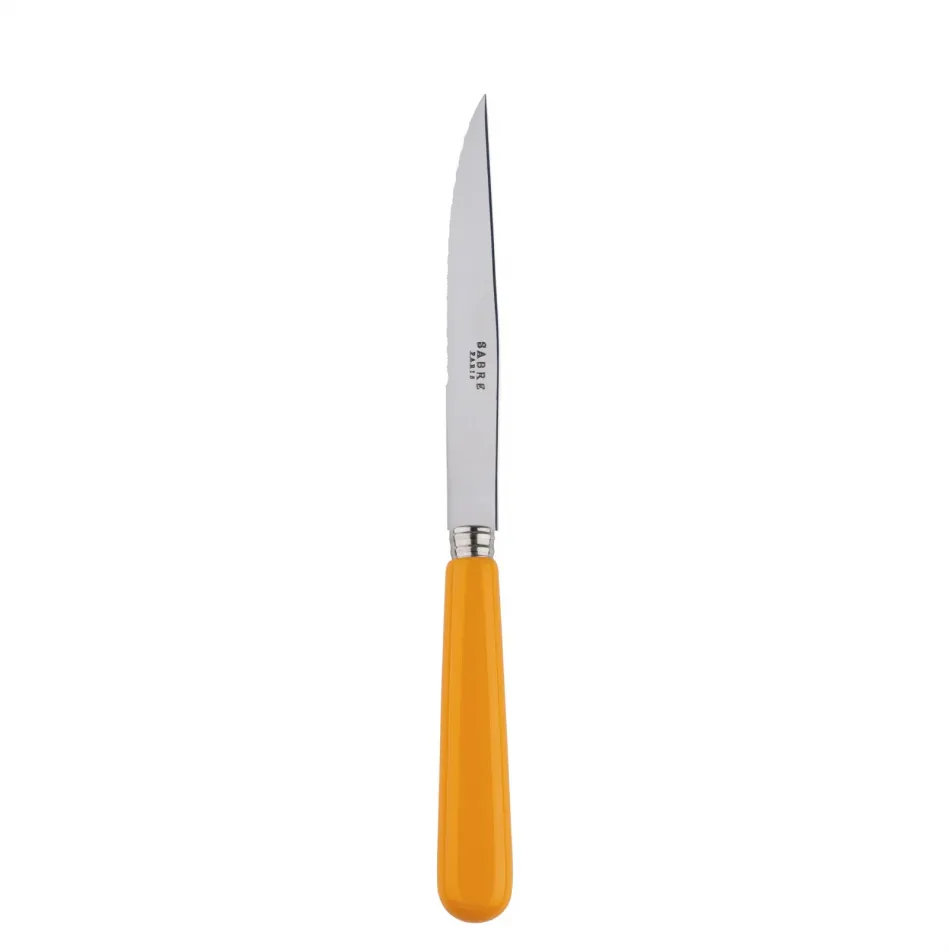 Basic Yellow Steak Knife 9"