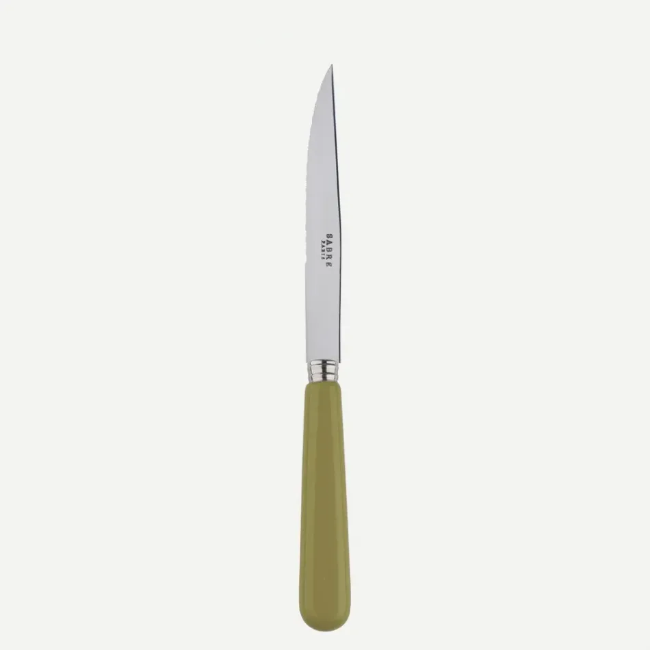 Pop Unis Sage Green Steak Knife 9"