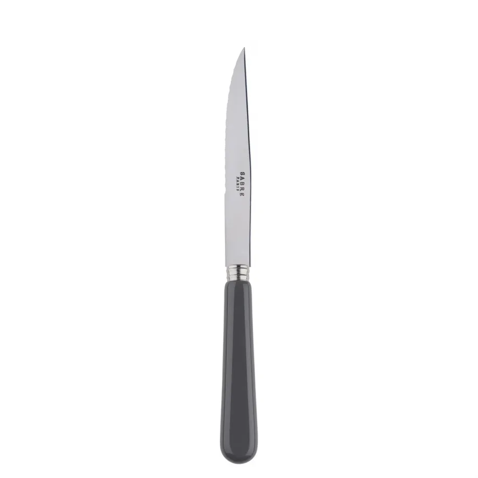 Basic Dark Grey Steak Knife 9"