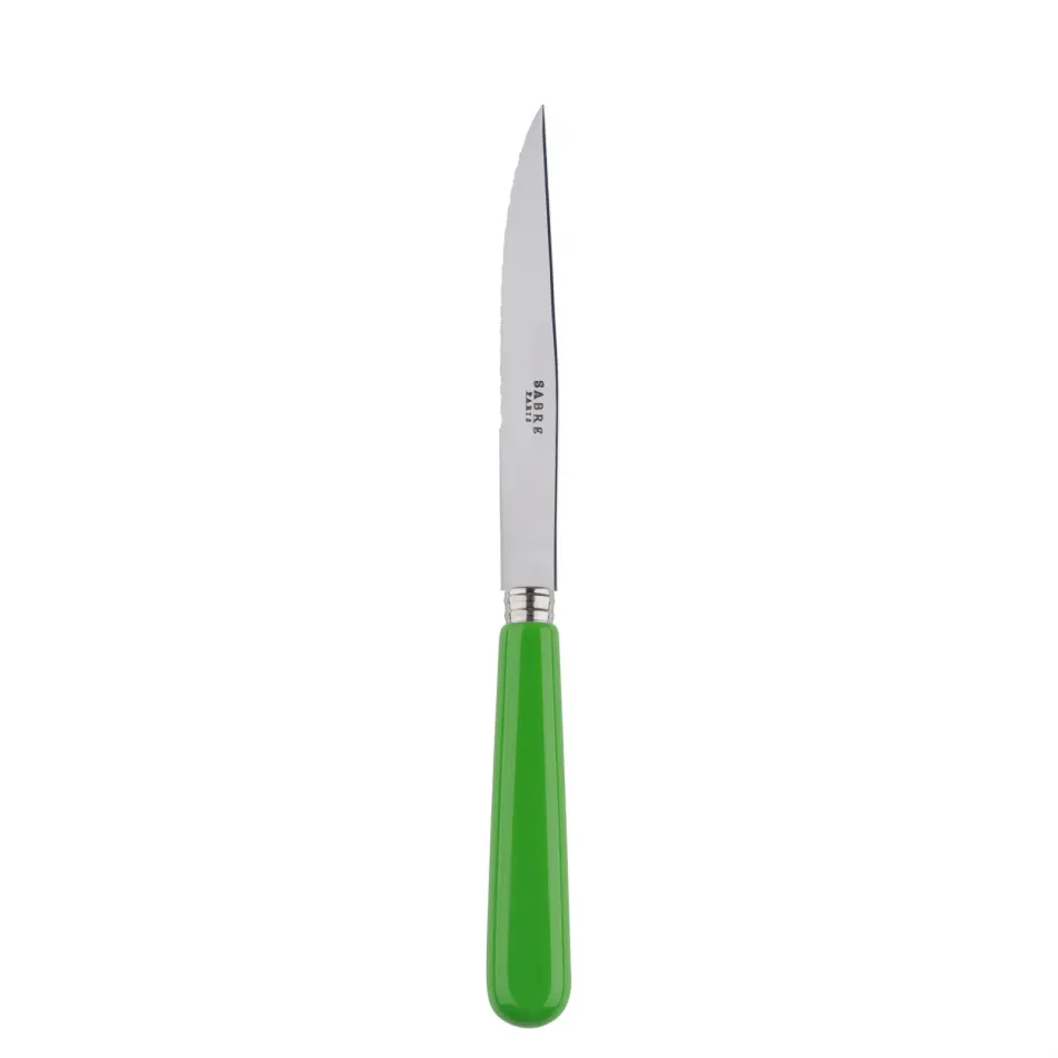 Basic Streaming Green Steak Knife 8.5" 9"