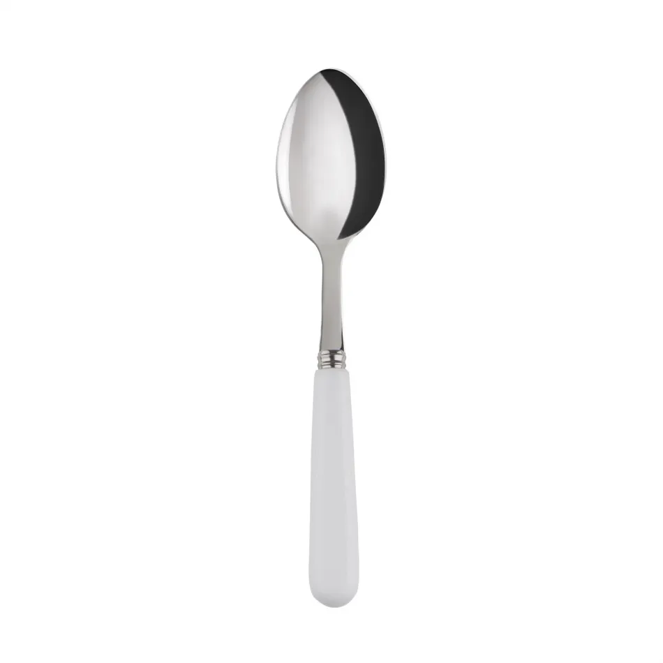 Basic White Dessert Spoon 7.5"