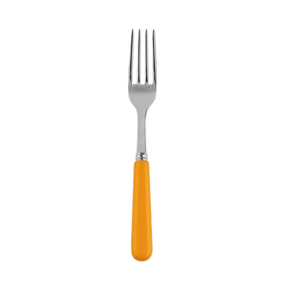 Basic Yellow Salad Fork 7.5"