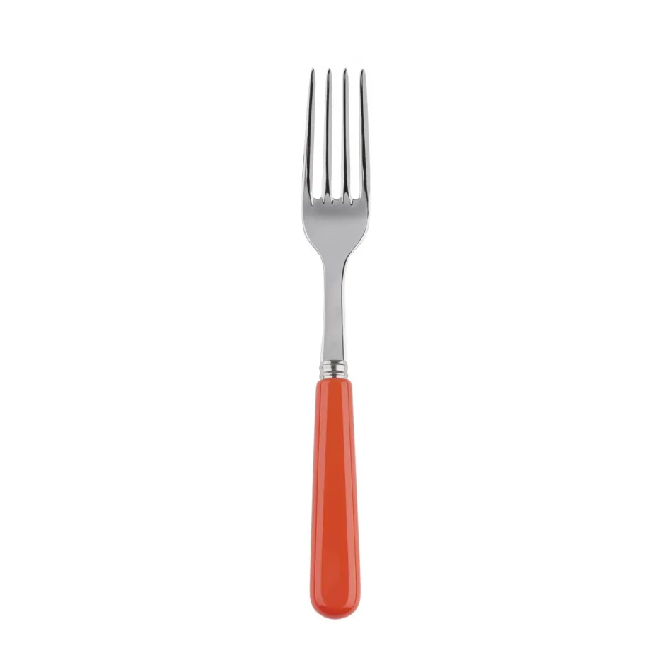 Basic Orange Salad Fork 7.5"