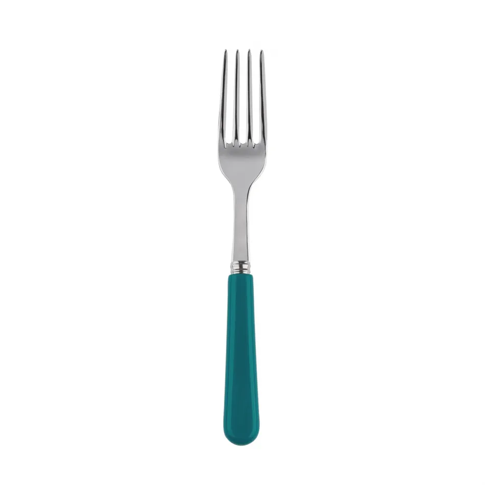 Basic Turquoise Salad Fork 7.5"