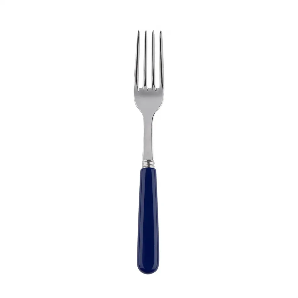 Basic Navy Blue Salad Fork 7.5"