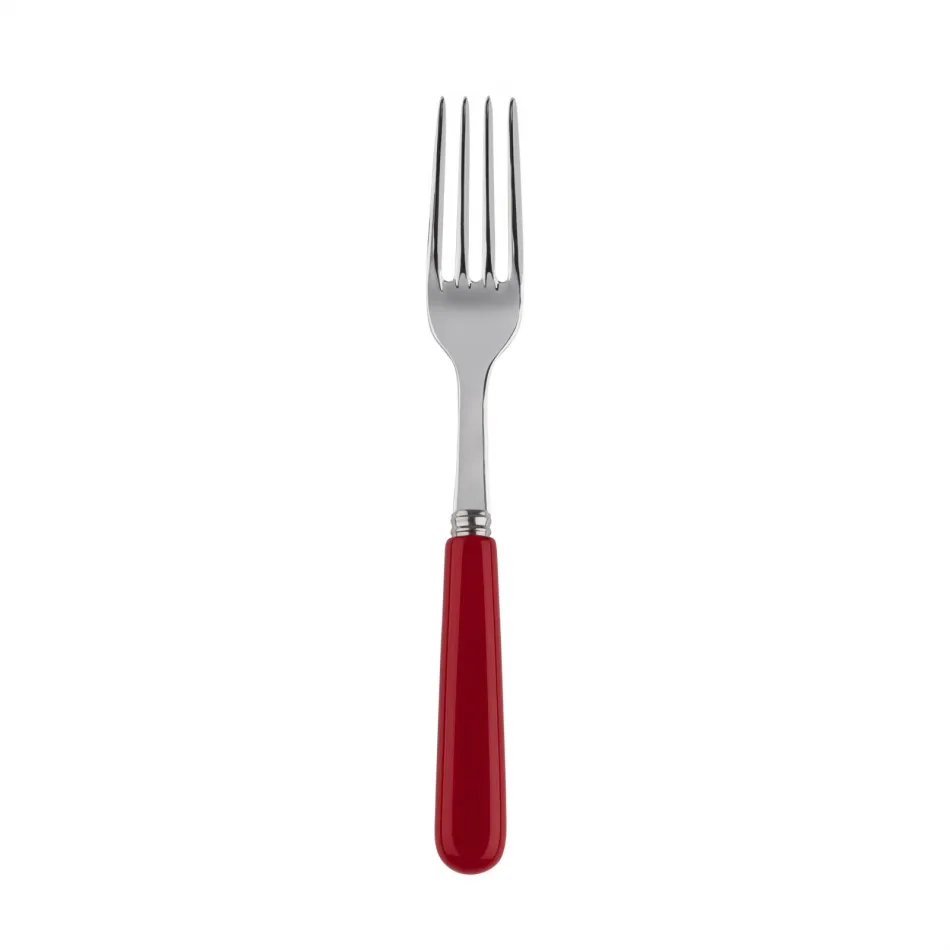 Basic Burgundy Salad Fork 7.5"