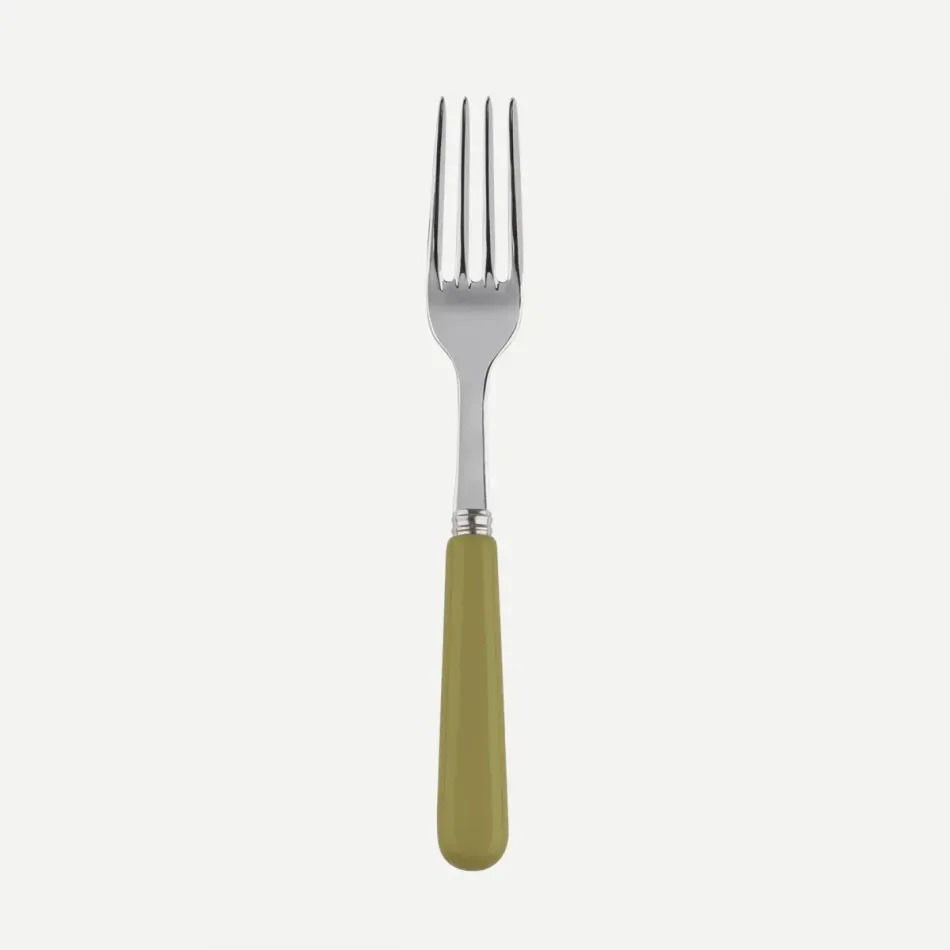 Basic Sage Green Salad Fork 7.5"