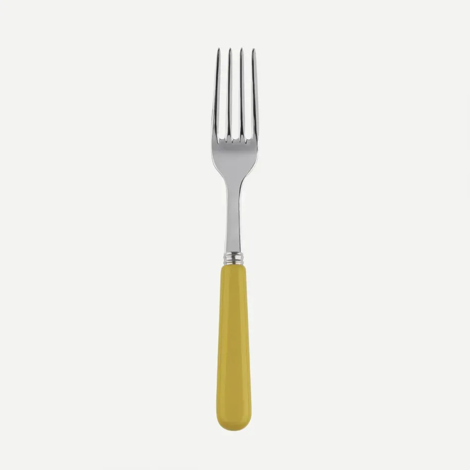 Basic Yellow Corn Salad Fork 7.5"