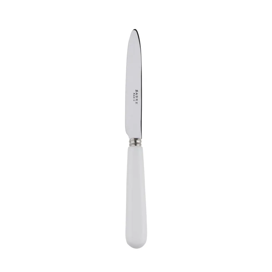 Basic White Dessert Knife 8"