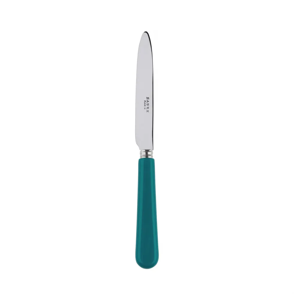 Basic Turquoise Dessert Knife 8"