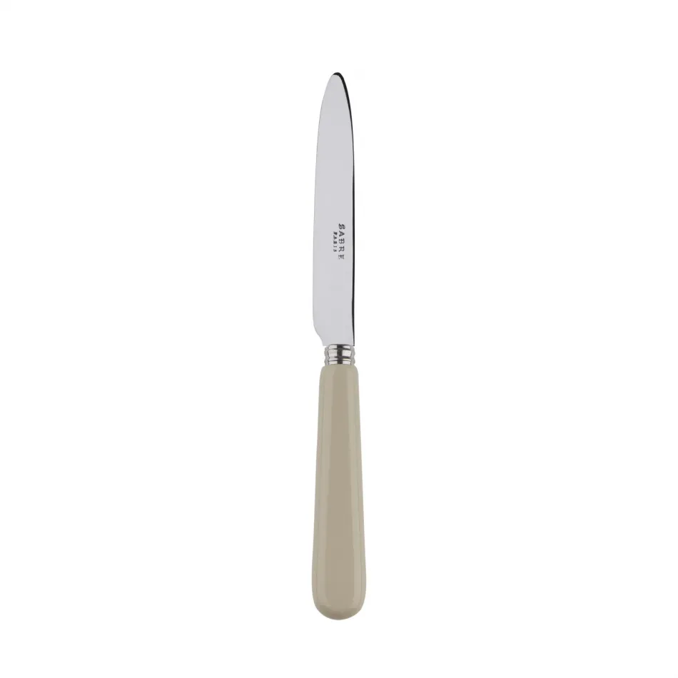 Basic Light Khaki Dessert Knife 8"