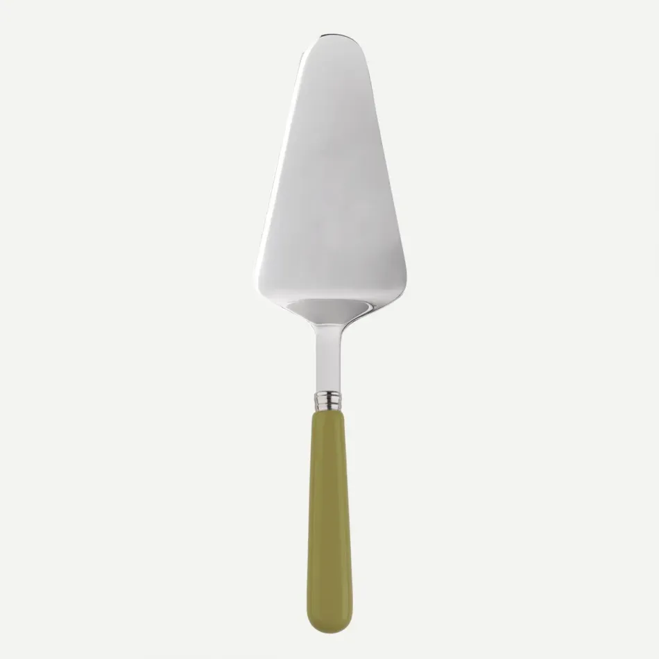 Basic Sage Green Tart Server 10"