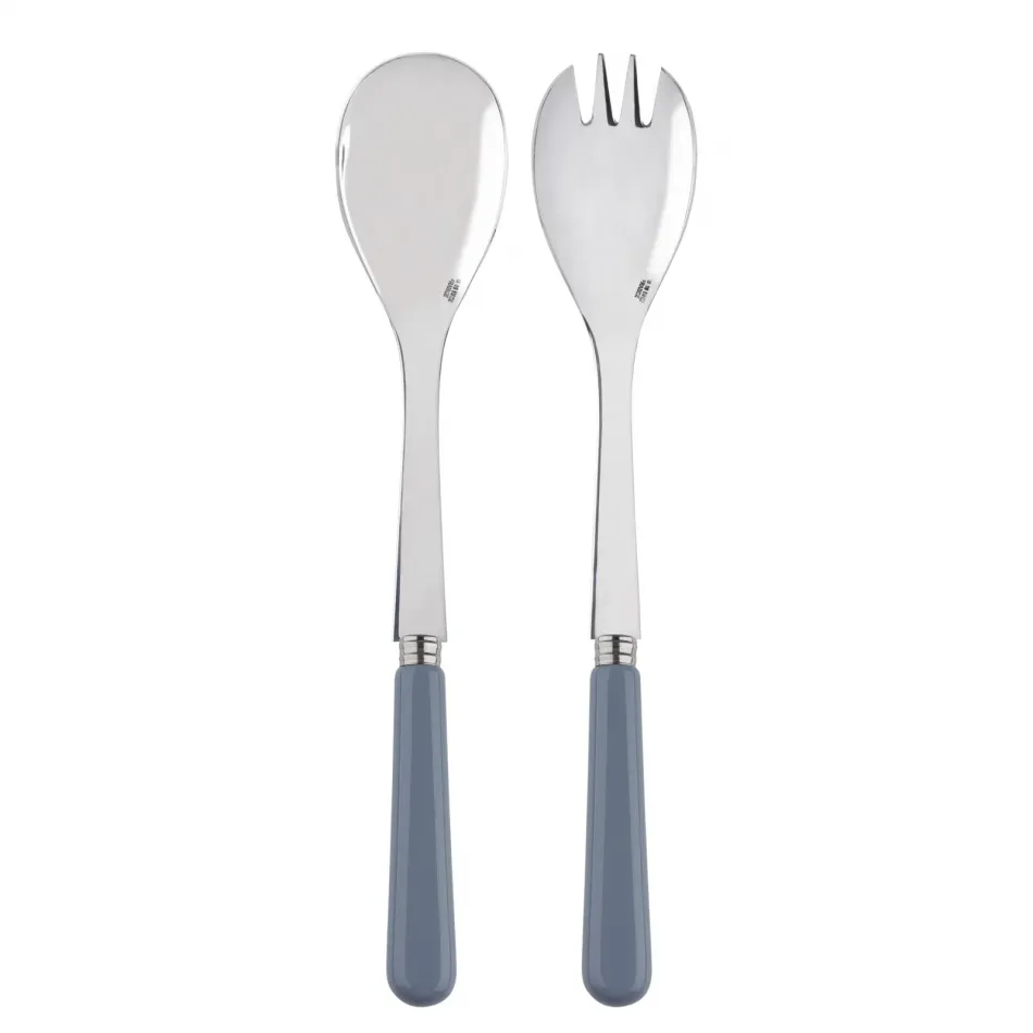 Basic Grey 2-Pc Salad Serving Set 10.25" (Fork, Spoon)