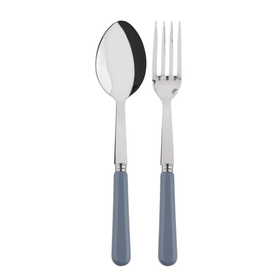 Basic Grey 2-Pc Serving Set 10.25" (Fork, Spoon)