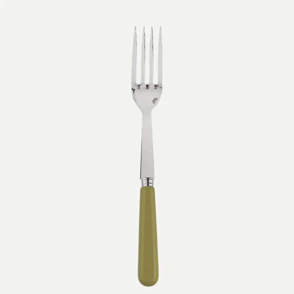 Basic Sage Green Serving Fork 10.25"