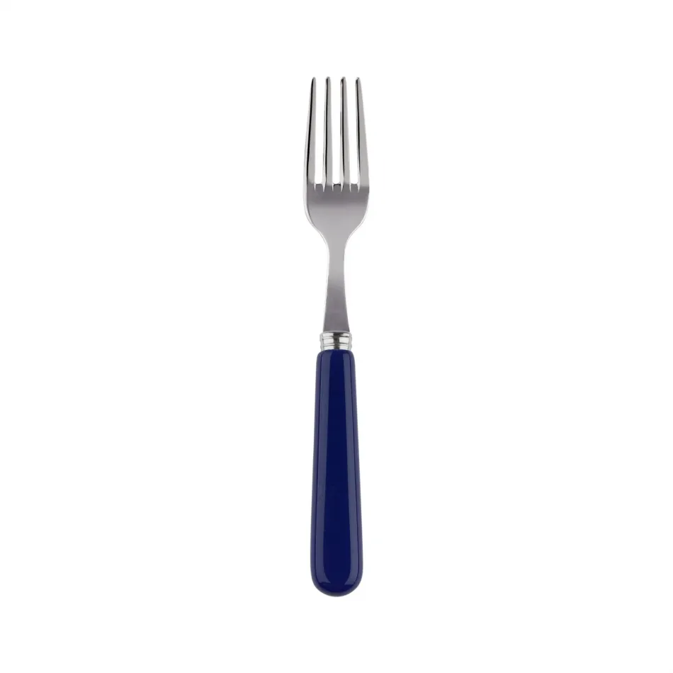 Basic Navy Blue Cake Fork 6.5"