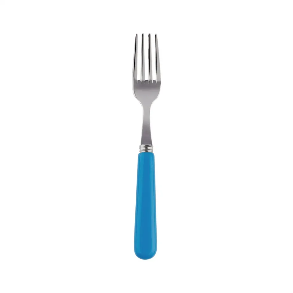 Basic Cerulean Blue Cake Fork 6.5"