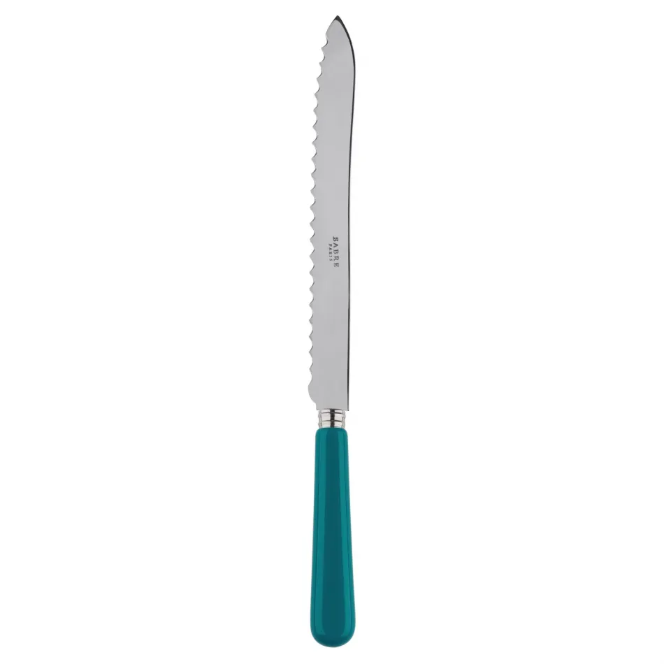 Basic Turquoise Bread Knife 11"