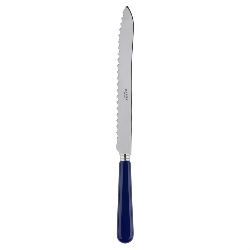 Basic Navy Blue Bread Knife 11"