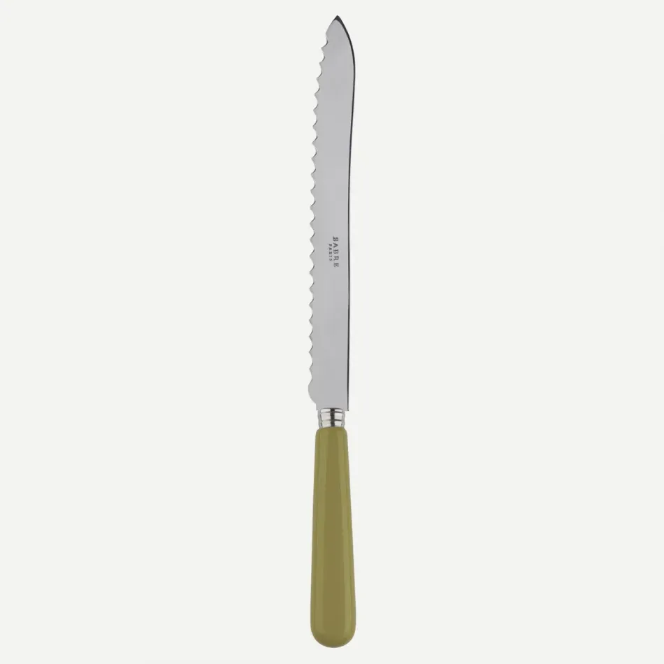 Pop Unis Sage Green Bread Knife 11"