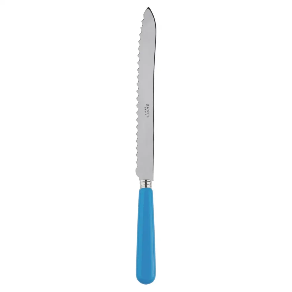 Basic Cerulean Blue Bread Knife 11"