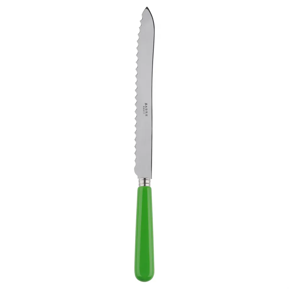 Basic Streaming Green Bread Knife 8.5" 11"