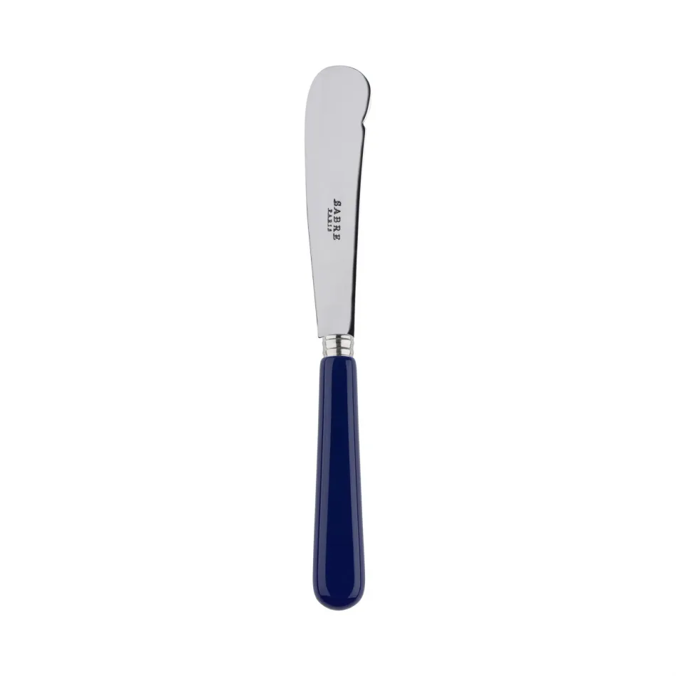 Basic Navy Blue Butter Knife 7.75"