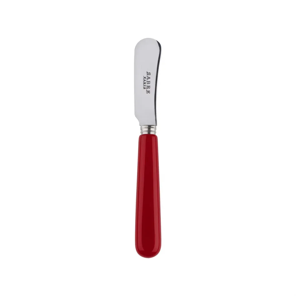 Basic Burgundy Butter Spreader 5.5"