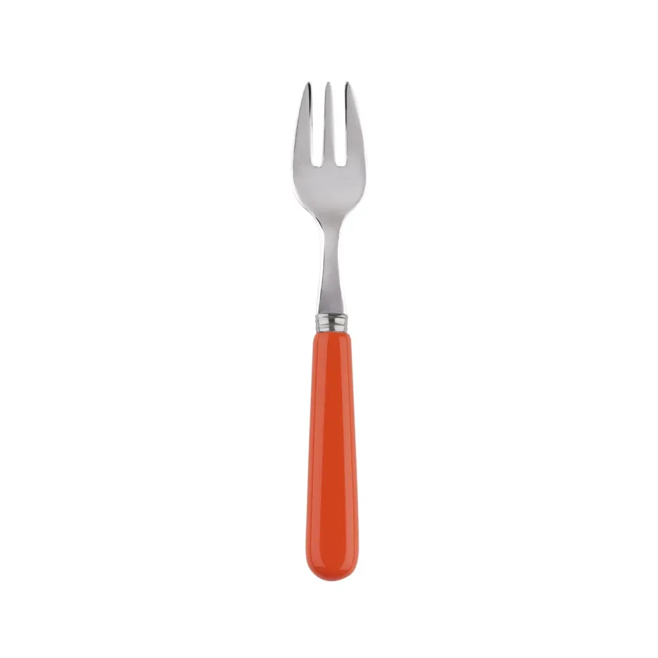 Basic Orange Oyster Fork 6"