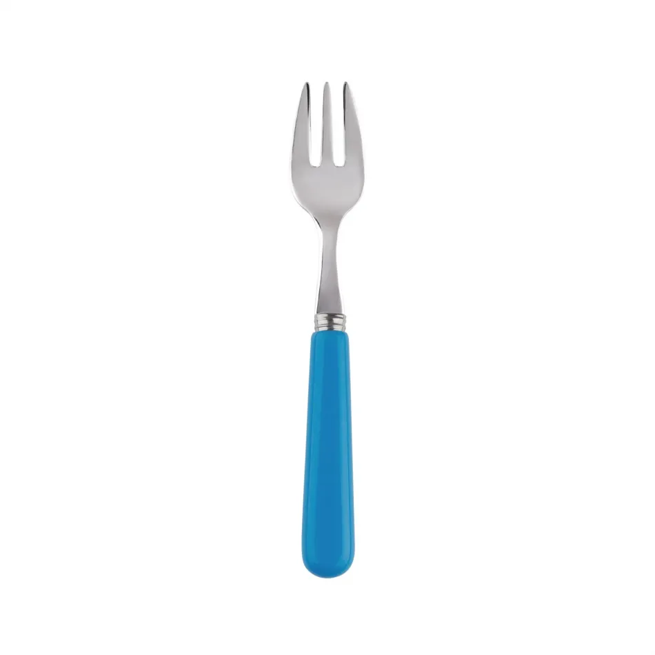 Basic Cerulean Blue Oyster Fork 6"