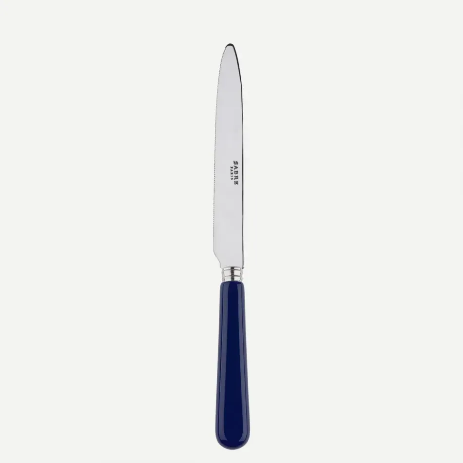 Pop Unis Navy Blue Serrated Dinner Knife Blade 9"1/4