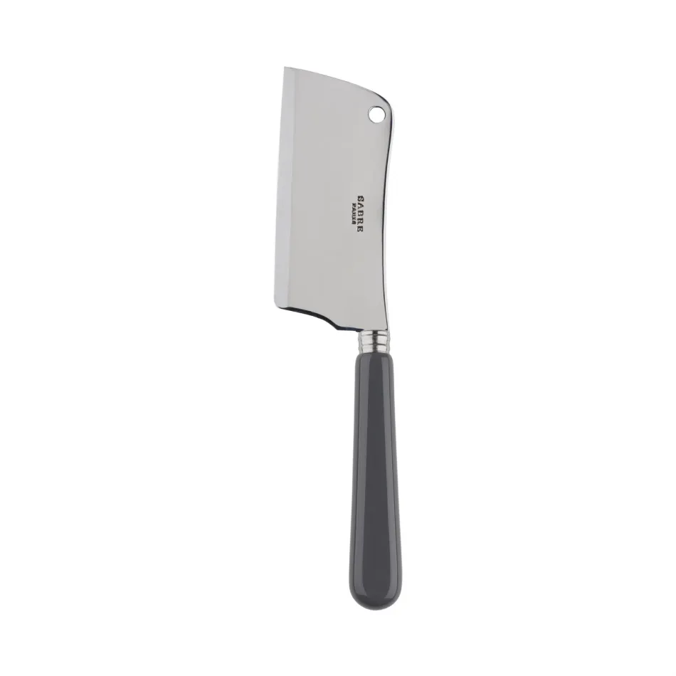 Basic Dark Grey Cheese Cleaver 8"