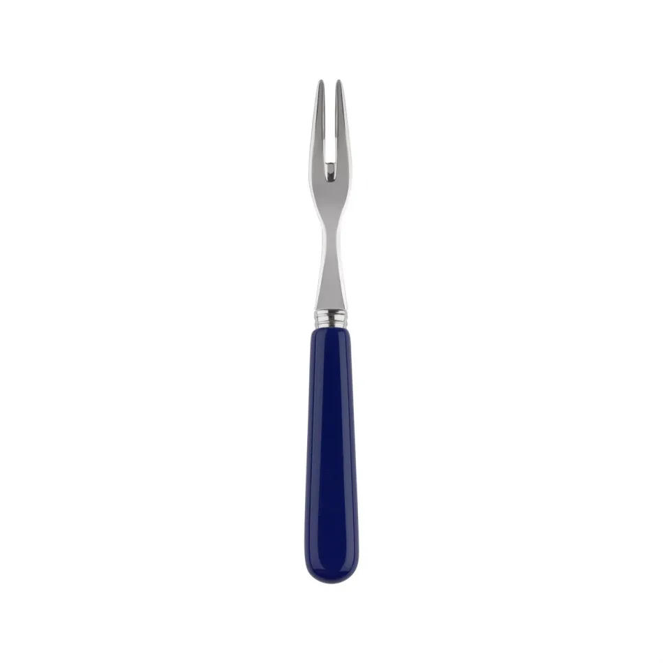 Basic Navy Blue Cocktail Fork 5.75"