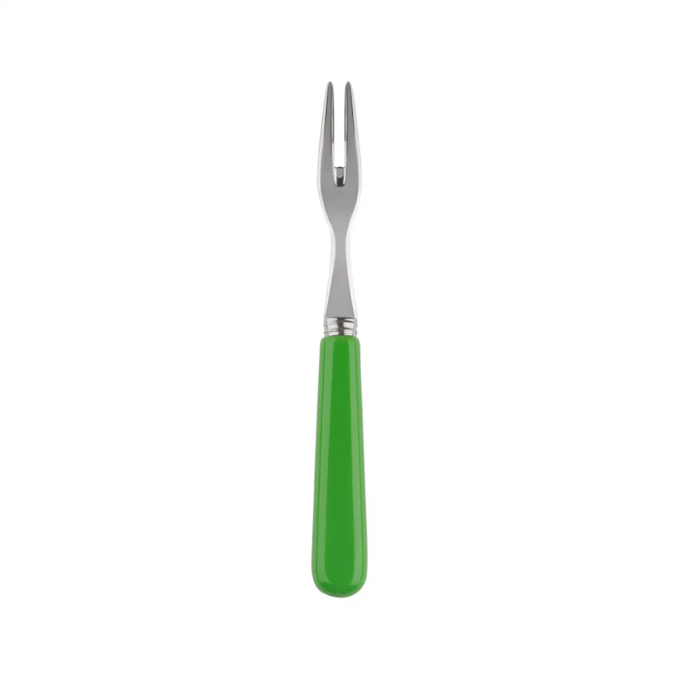 Basic Streaming Green Cocktail Fork 5.75"