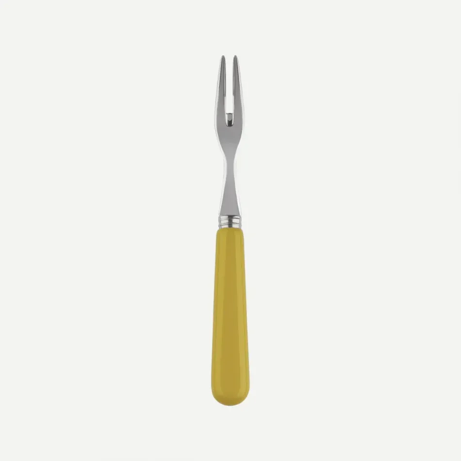 Basic Yellow Corn Cocktail Fork 5"3/4