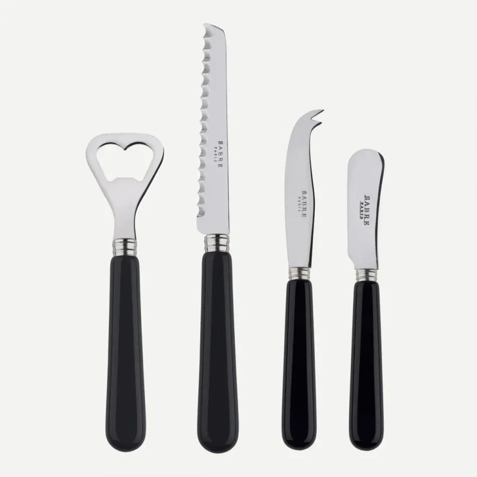 Pop Unis Black Aperitif Set