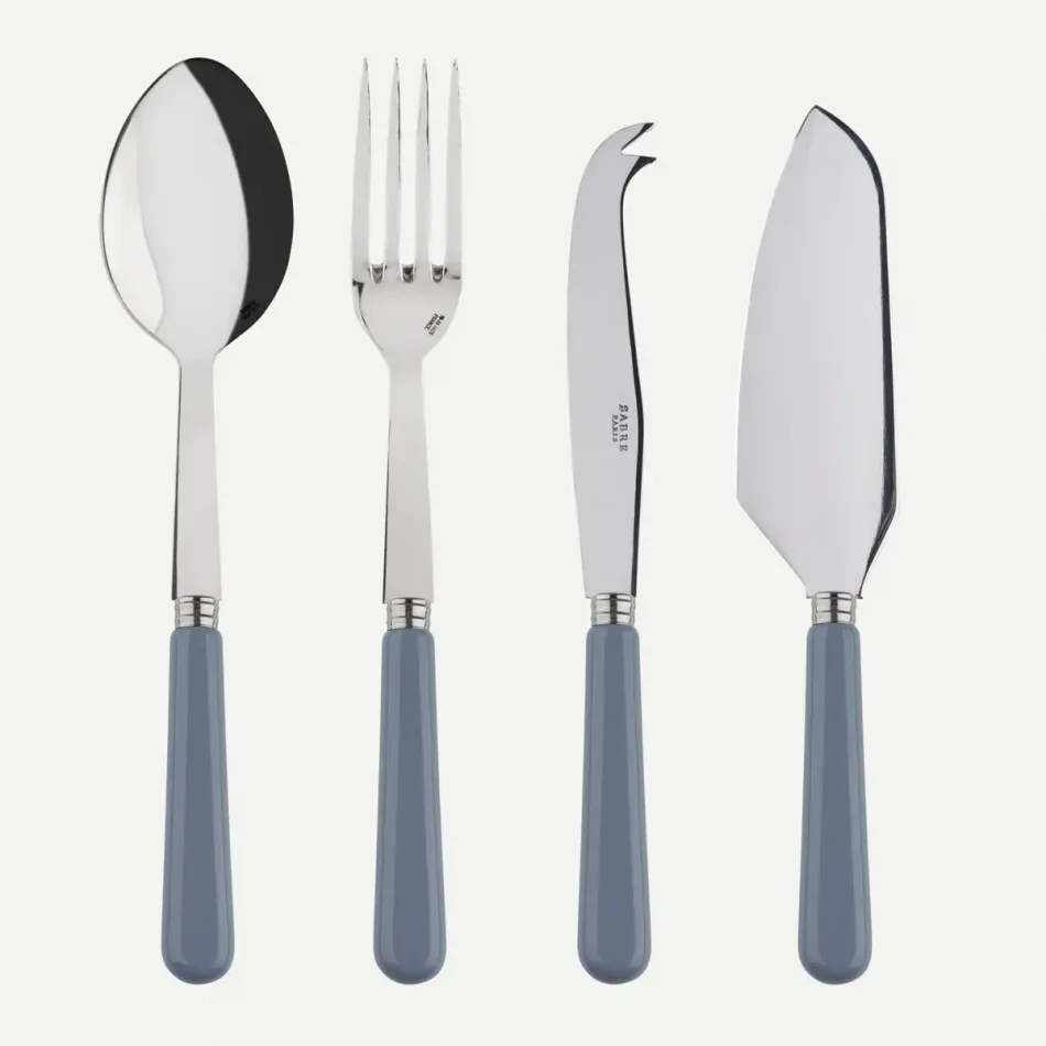 Pop Unis Grey Set Of 4 Must-Have Serving Pieces