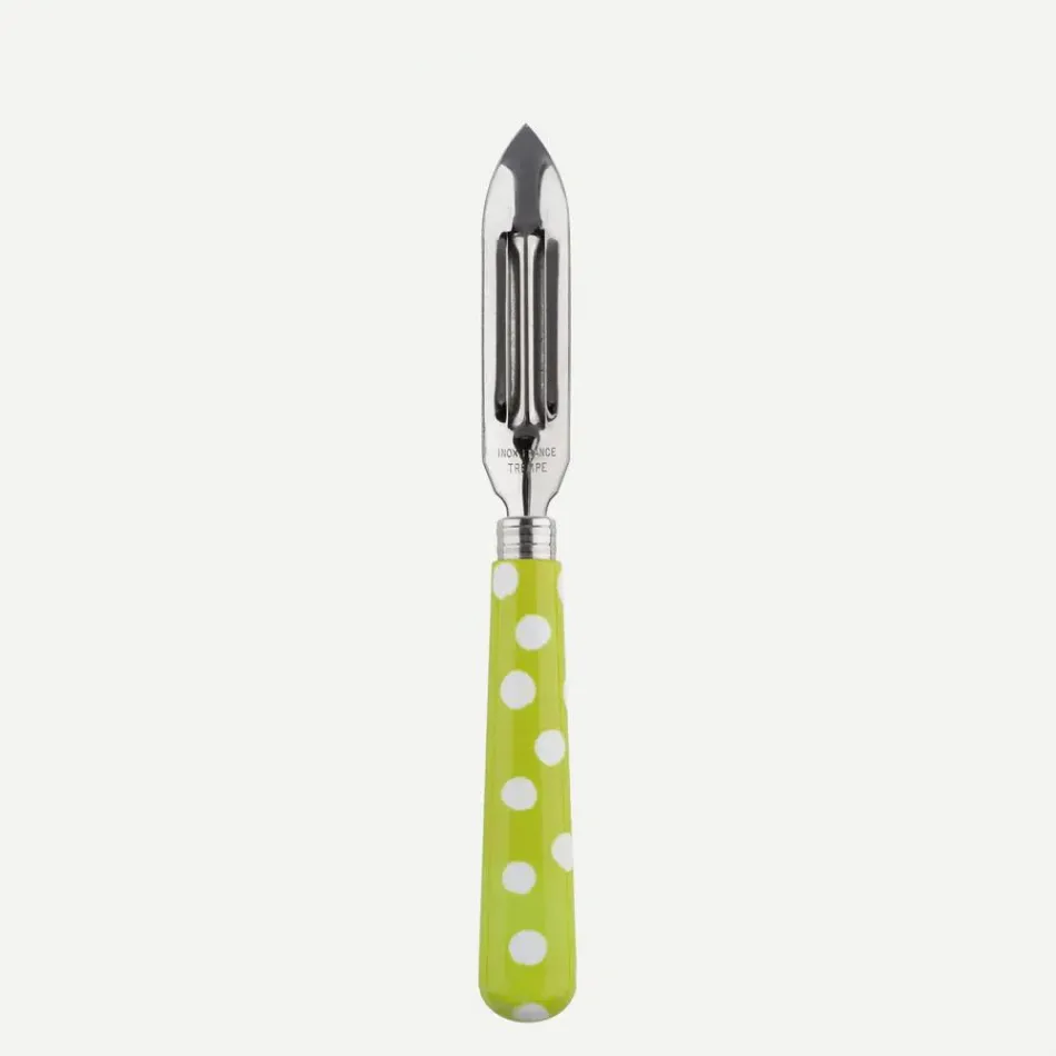 White Dots Lime Peeler