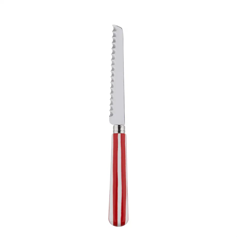 White Stripe Red Tomato Knife 8.5"