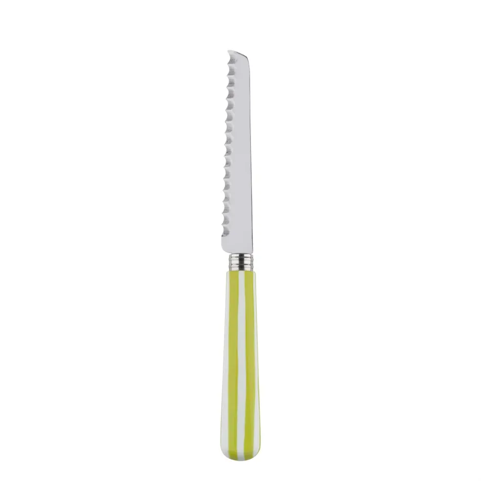 White Stripe Lime Tomato Knife 8.5"