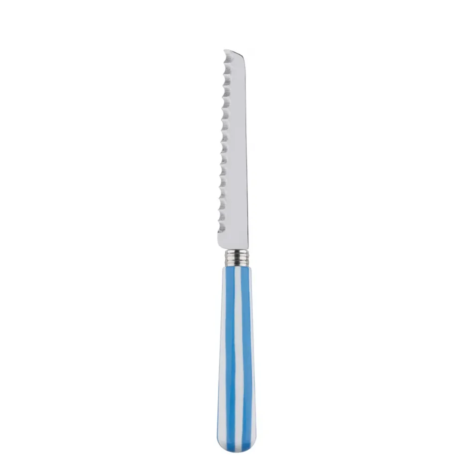 White Stripe Light Blue Tomato Knife 8.5"